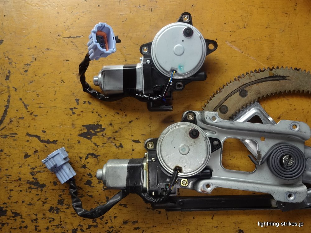 S15シルビア パワーウインドウモーター交換 Lightning Blog